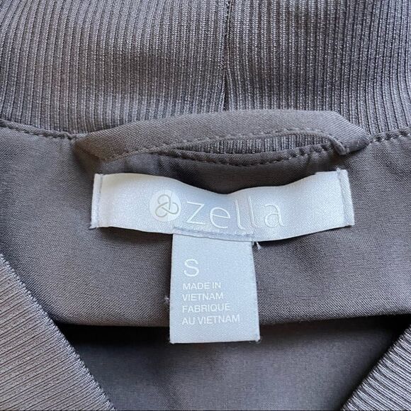 Zella Women’s gray oversized full zip track jacket size small - Picture 8 of 9